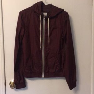 Maroon windbreaker from Zumies